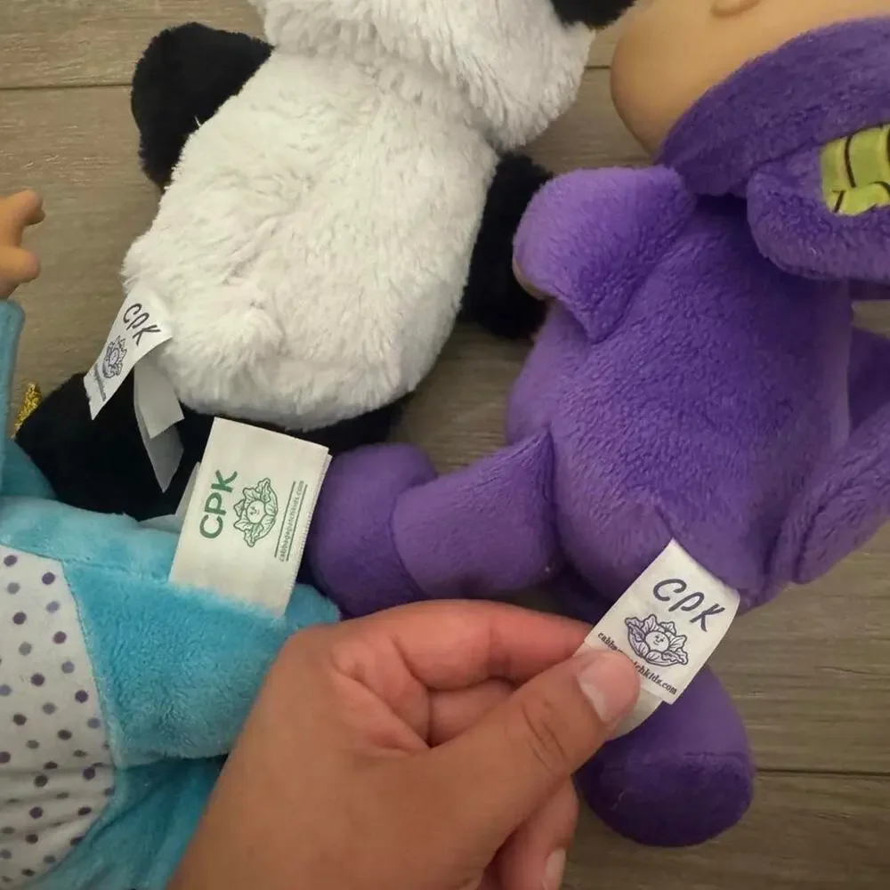 Cabbage patch kids plush dolls